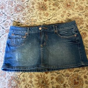 Refuge denim mini skirt
